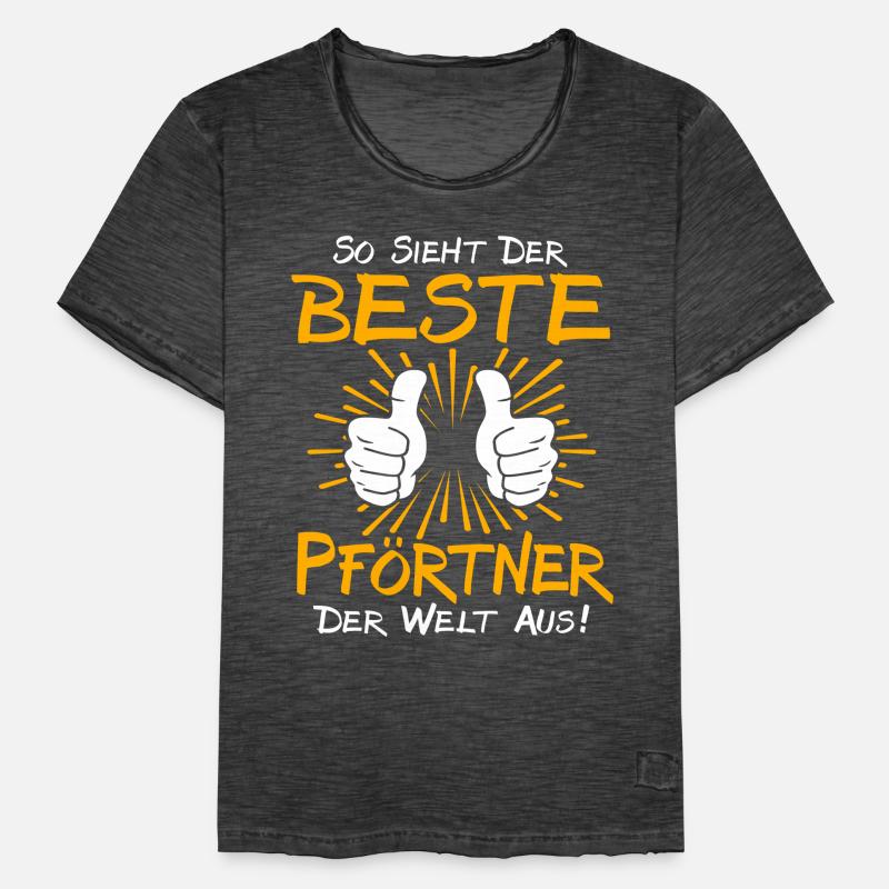 Pförtner Geschenkidee Männer Vintage T-Shirt