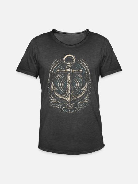 Shanty Choir Sea shanties - Men's Vintage T-Shirt - washed black