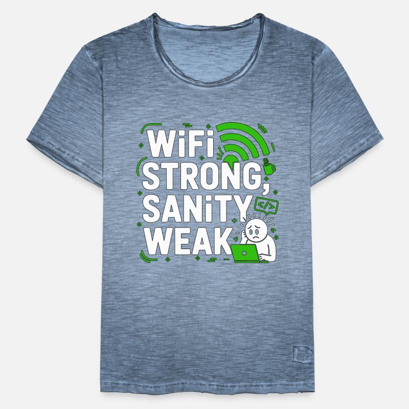 Remote Developer WiFi Strong Software Engineering Men's Vintage T-Shirt