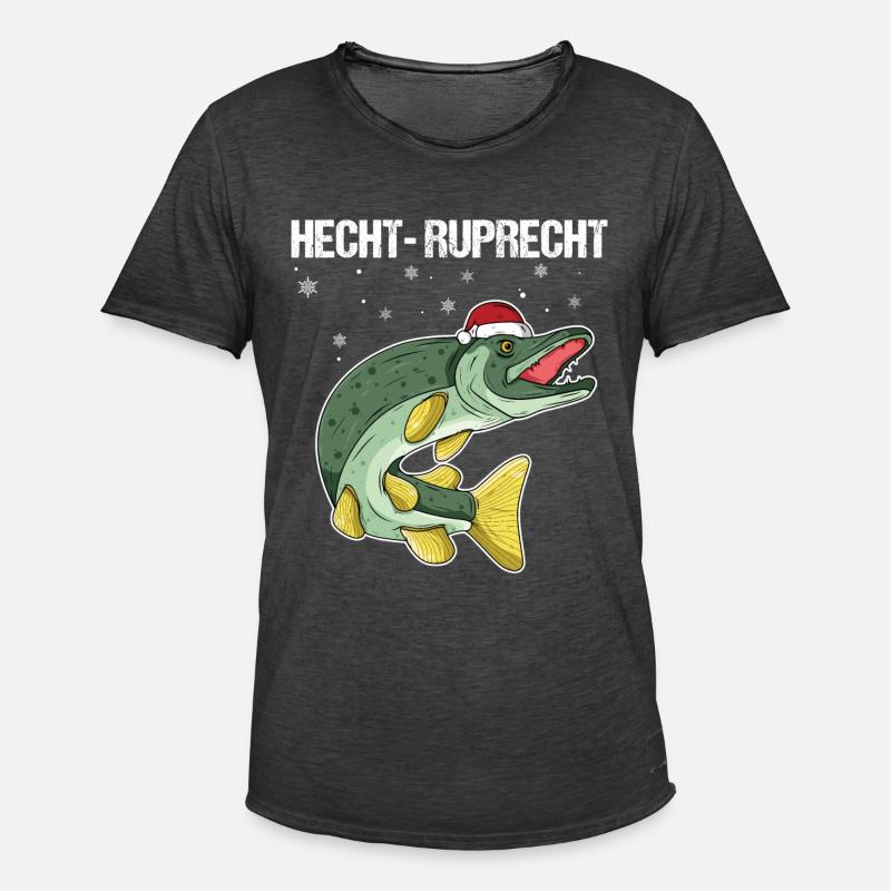 Pike Ruprecht - Maglietta vintage da uomo - nero antico