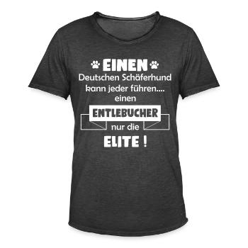 Entlebucher Sennenhund - Entlebucher - Männer Vintage T-Shirt - Vintage Schwarz - Vorne