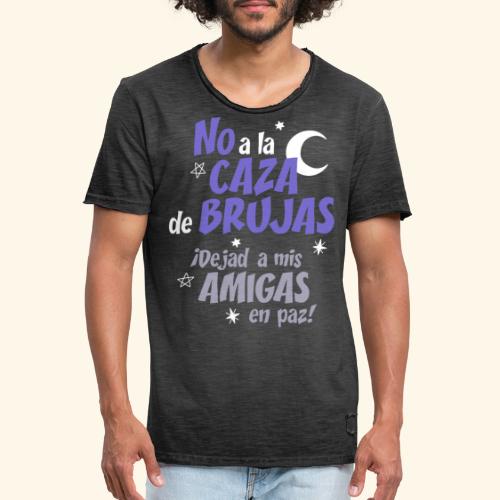 No a la Caza de Brujas - Koszulka męska vintage