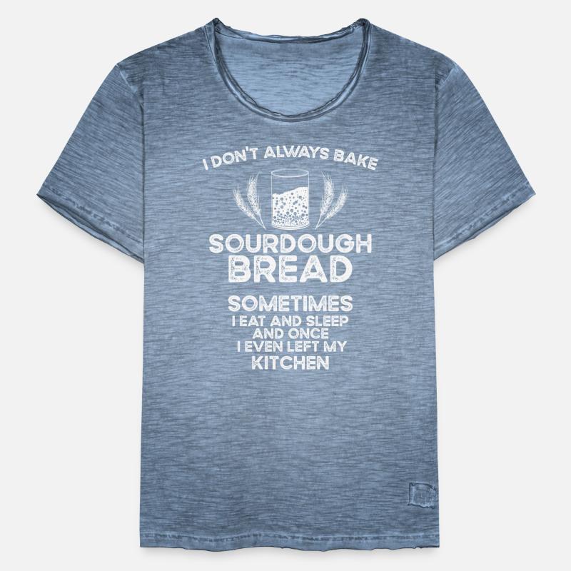 Baking Baker Sourdough Bread Master Men's Vintage T-Shirt