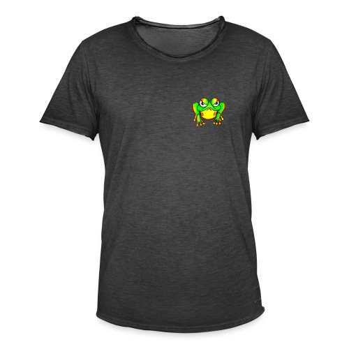 Angry Frog - T-shirt vintage Homme