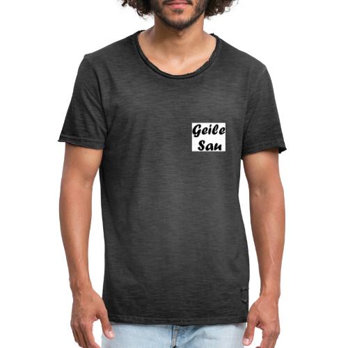Oink Oink - Männer Vintage T-Shirt