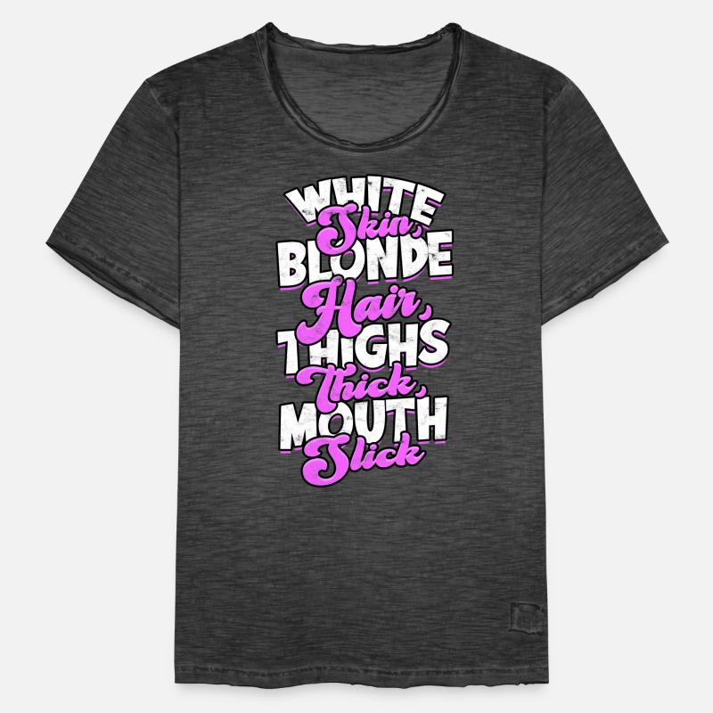 thick thick thighs thick thighs thighs Men's Vintage T-Shirt