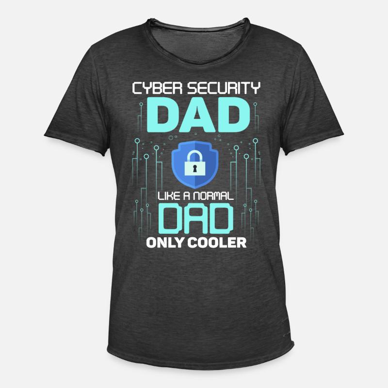 Funny IT Programmer Design - Men's Vintage T-Shirt - washed black