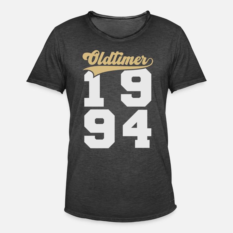 Oldtimer 1994 - Männer Vintage T-Shirt - Vintage Schwarz