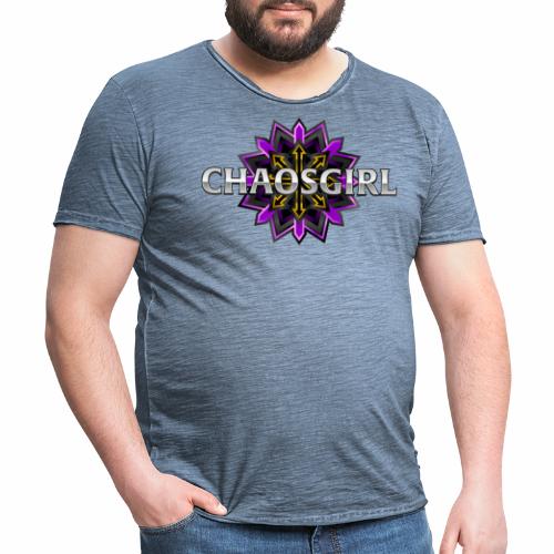 Chaosgirl - Männer Vintage T-Shirt
