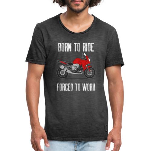 Motorcycle enthusiasts - Vintage-T-skjorte for menn