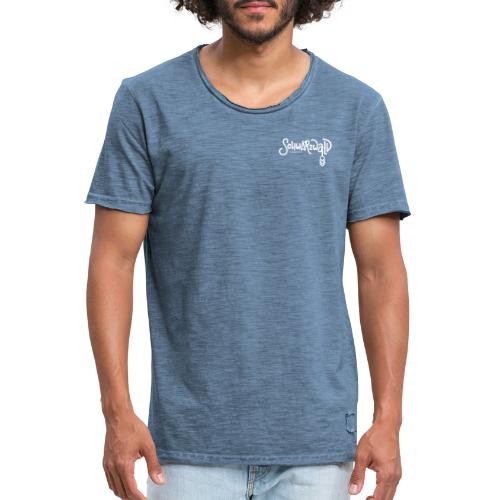 Schwarzwald Schriftzug weiß - Männer Vintage T-Shirt
