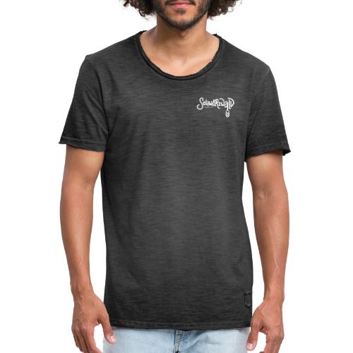 Schwarzwald Schriftzug weiß - Männer Vintage T-Shirt