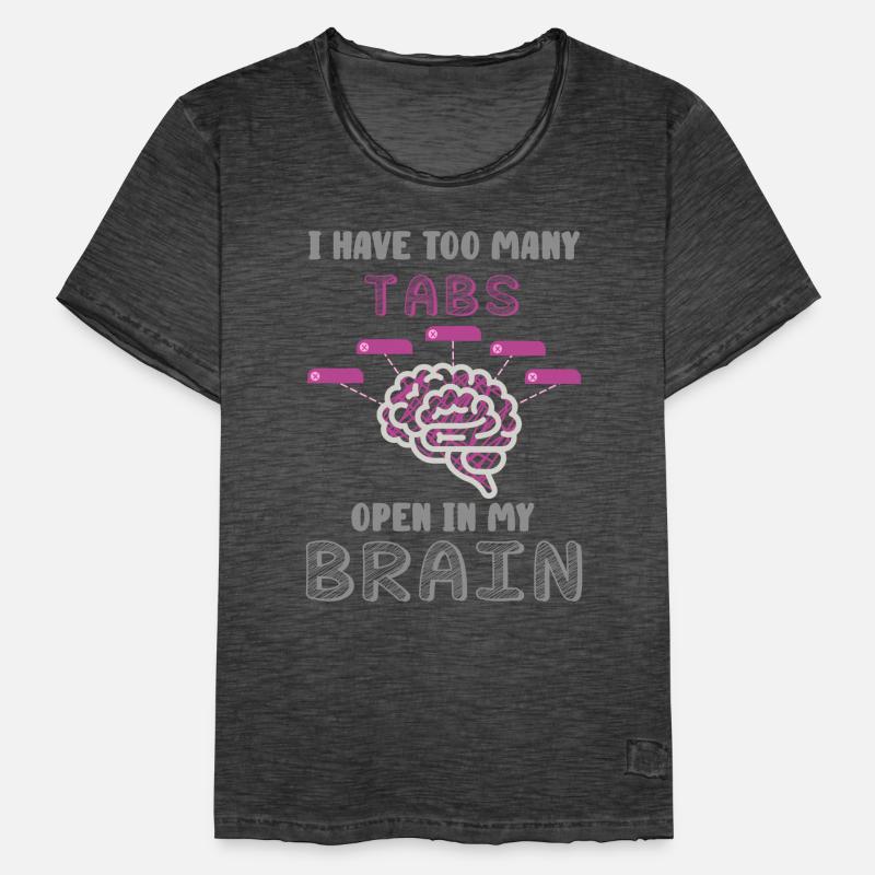 adhd, adhd ouvert, café, T-shirt vintage Homme