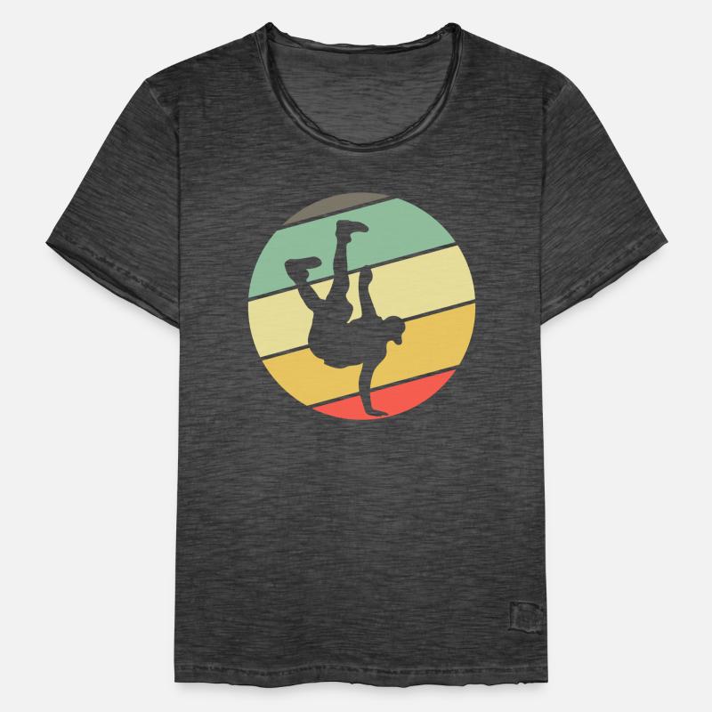 Retro Breakdance Bboying Breakdancing Männer Vintage T-Shirt