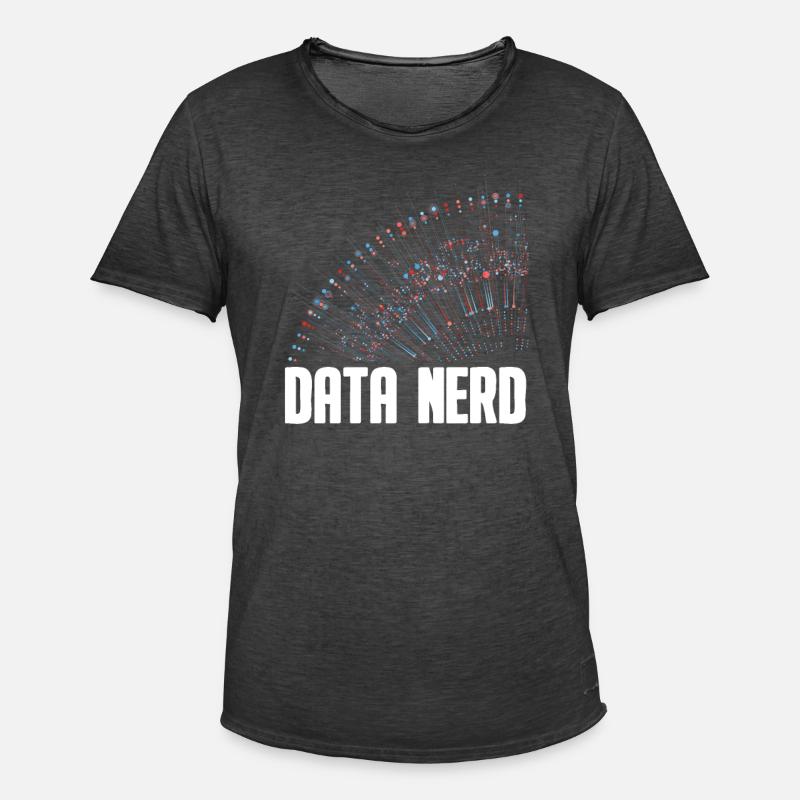 Data Science Analyst Data Scientist - T-shirt vintage Homme - noir vintage