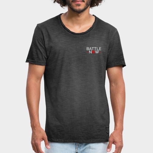 Battle Now Logo Light - Männer Vintage T-Shirt