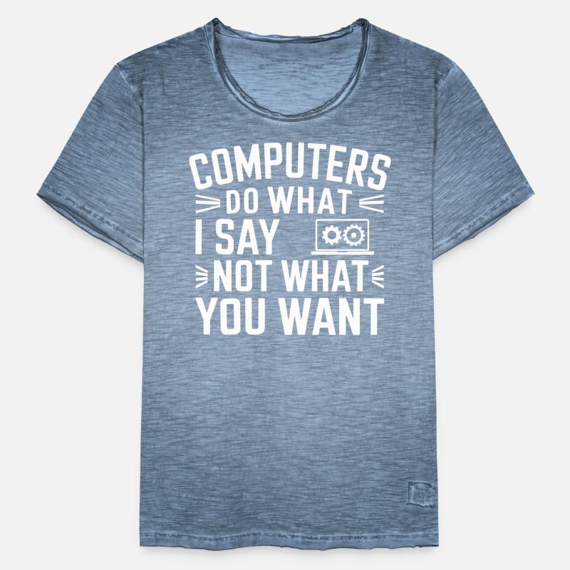 Administrator Support Nerd Computer Tech Männer Vintage T-Shirt