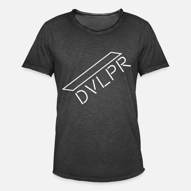 Developer | Developer | IT - Men's Vintage T-Shirt - washed black