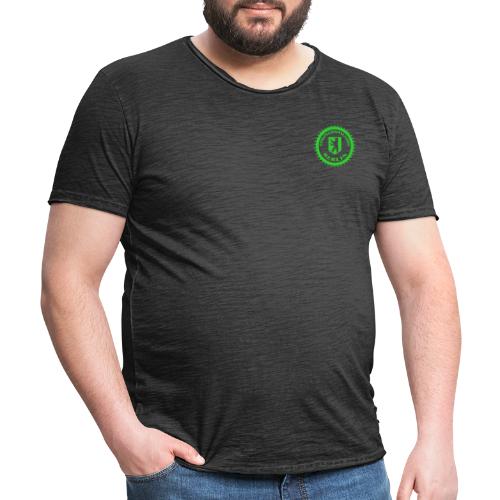 Eisspeedwayunion Logo grün zweiseitig - Männer Vintage T-Shirt