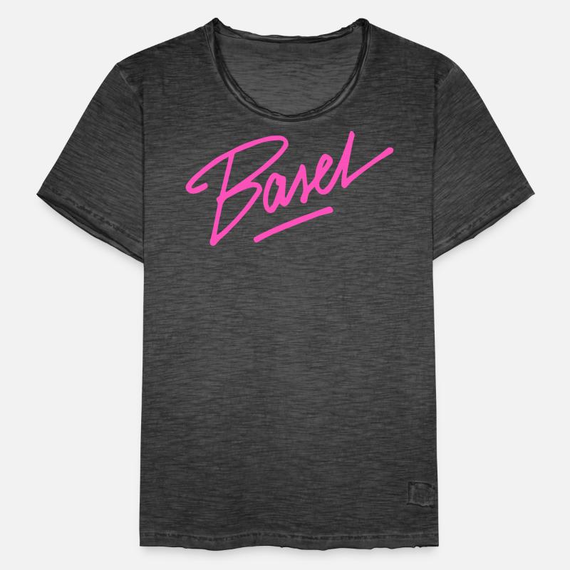 Basel Männer Vintage T-Shirt
