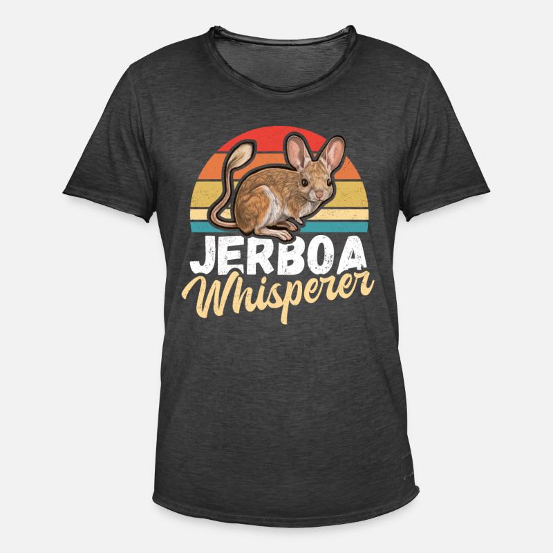 Springmäuse Wüstenspringmaus Springmaus Geschenk - Männer Vintage T-Shirt - Vintage Schwarz