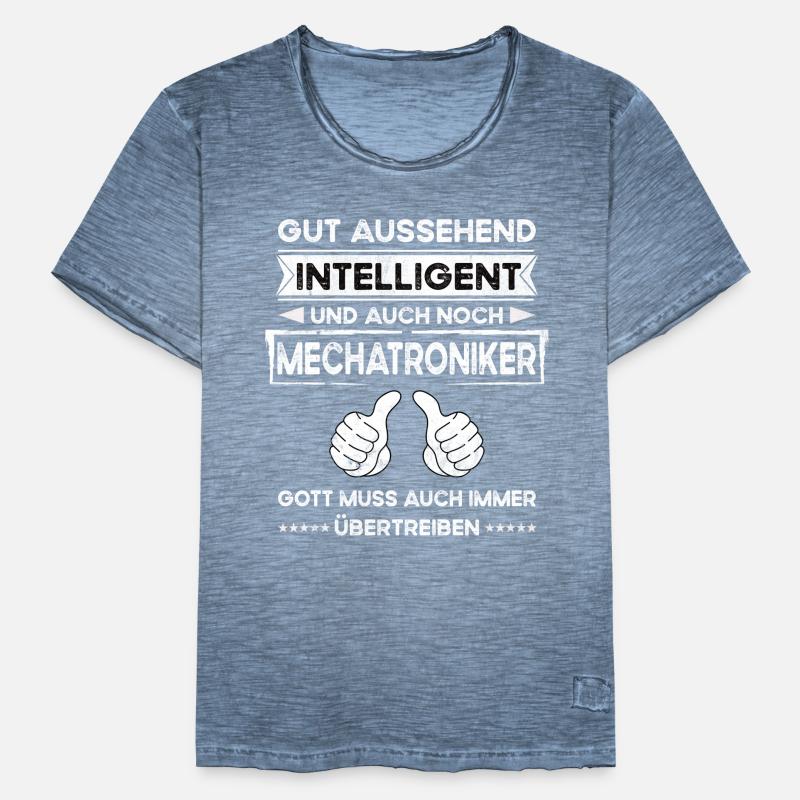 Mechatronics Engineer, Handsome, Intelligent Men's Vintage T-Shirt