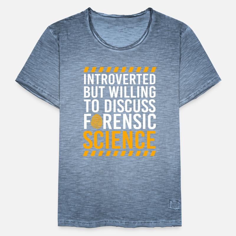 Forensics, Forensic Scientists, Forensic Science Men's Vintage T-Shirt