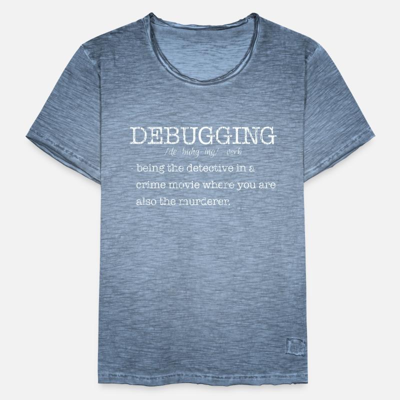 Debugging computer science computer Men's Vintage T-Shirt