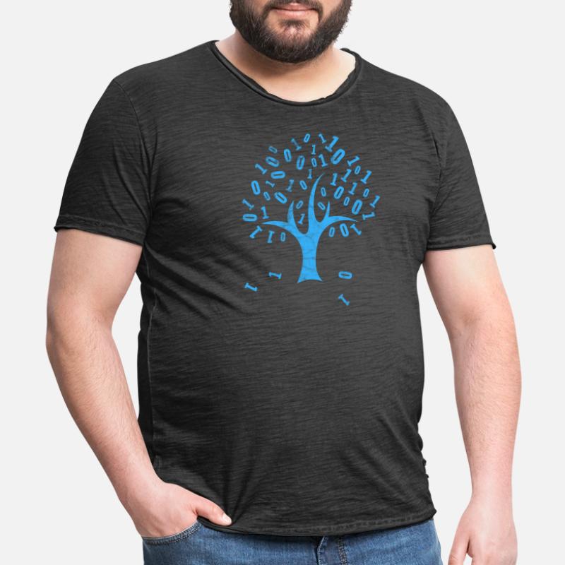 Binär Code Programmierer Computer Nerd Geschenk Männer Vintage T-Shirt