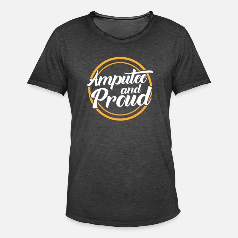 Amputation Amputation Prosthesis Gift - Men's Vintage T-Shirt - washed black