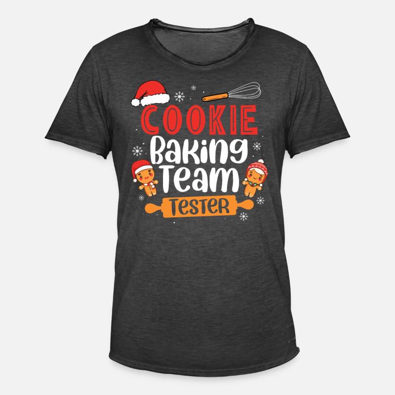 Bäcker Bäckerein Backwaren Backen Geschenk - Männer Vintage T-Shirt - Vintage Schwarz
