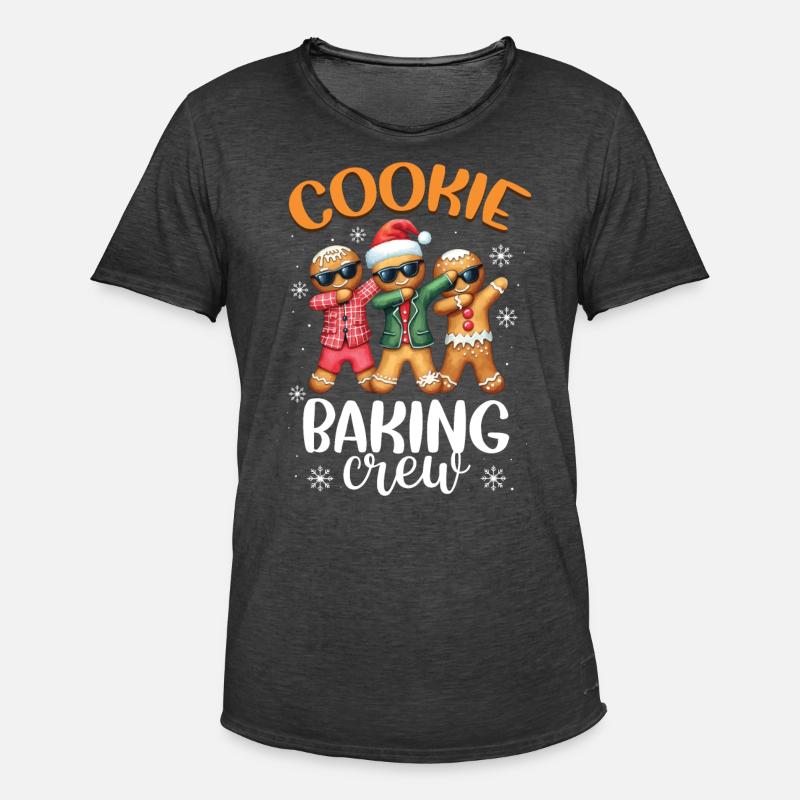 Bäcker Bäckerein Backwaren Backen Geschenk - Männer Vintage T-Shirt - Vintage Schwarz