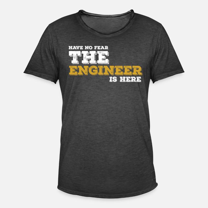 Ingenieur Engineer Techniker Geschenk Idee - Männer Vintage T-Shirt - Vintage Schwarz