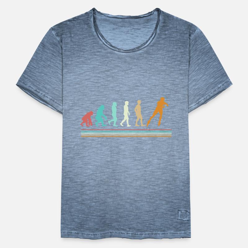 Patins à roulettes inline Skating Evolution Roller roller roller T-shirt vintage Homme