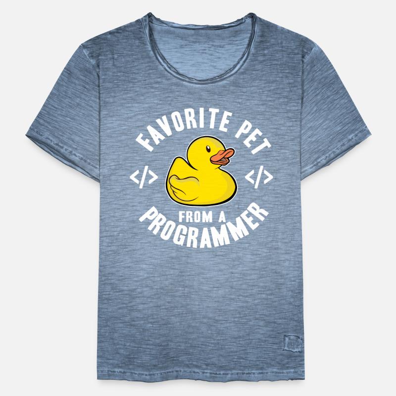 Programmeurs Canard Programmation Debugging Drôle T-shirt vintage Homme