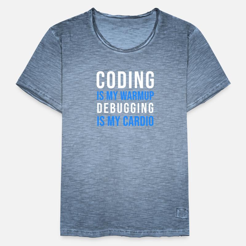 Funny Programmer Saying Coding Computer Science Men's Vintage T-Shirt