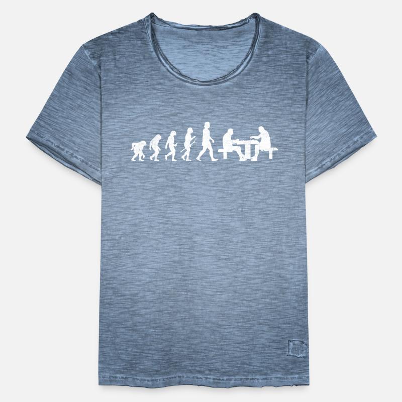 Schach Evolution Männer Vintage T-Shirt