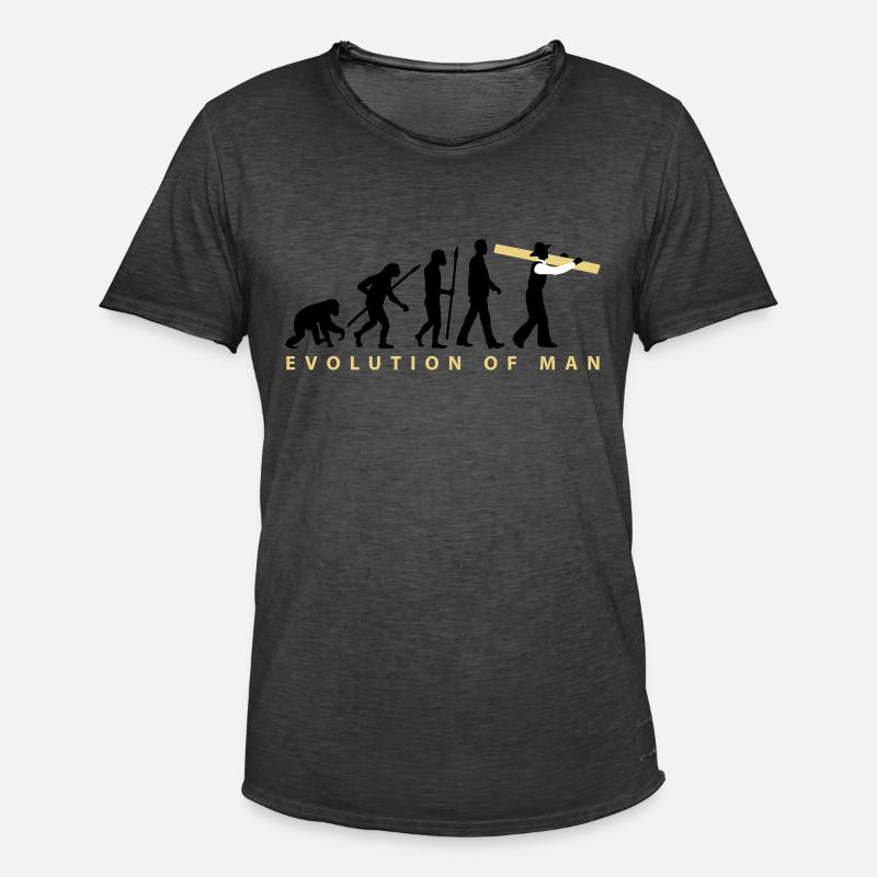 evolution_zimmermann_09_2016_c_3c - Männer Vintage T-Shirt - Vintage Schwarz