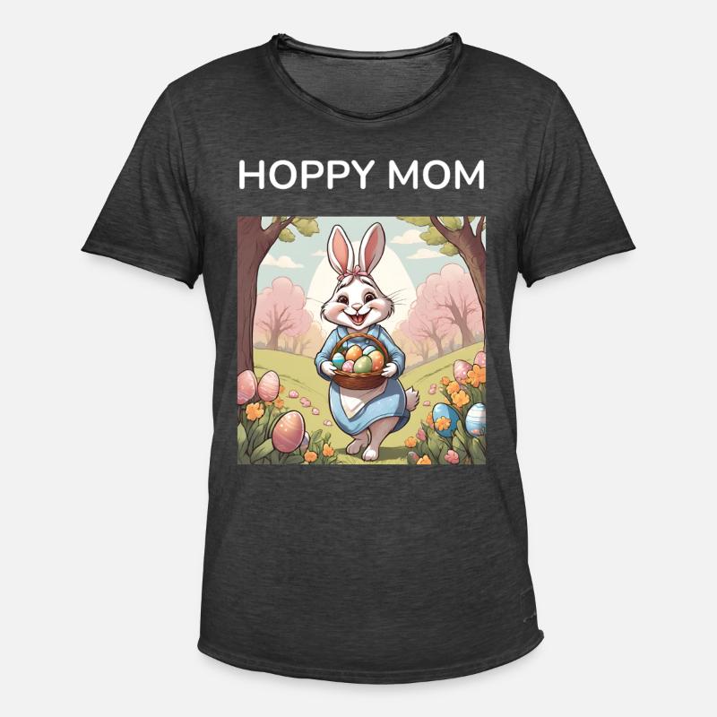 Ostern Mama Mutter Geschenk - Männer Vintage T-Shirt - Vintage Schwarz