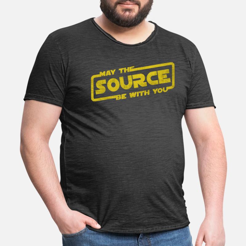 Que la source soit avec vous | Programmeur codeur T-shirt vintage Homme