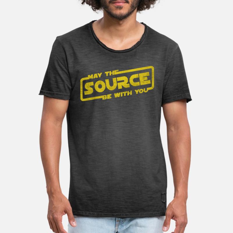 Que la source soit avec vous | Programmeur codeur T-shirt vintage Homme