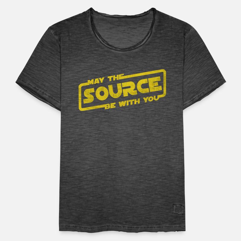 Que la source soit avec vous | Programmeur codeur T-shirt vintage Homme
