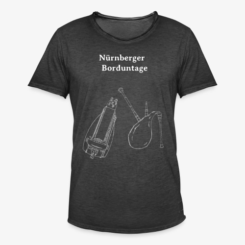 Nürnberger Borduntage Design weiß - Männer Vintage T-Shirt