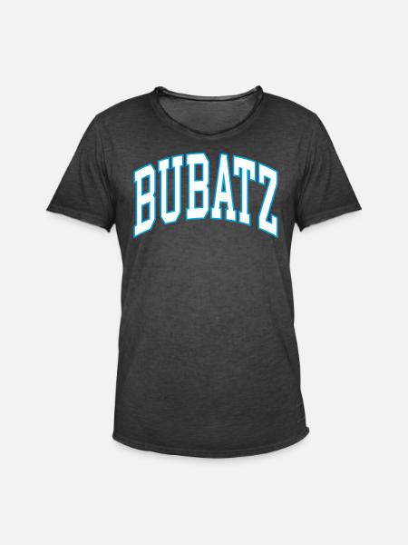Bubatz - Männer Vintage T-Shirt - Vintage Schwarz