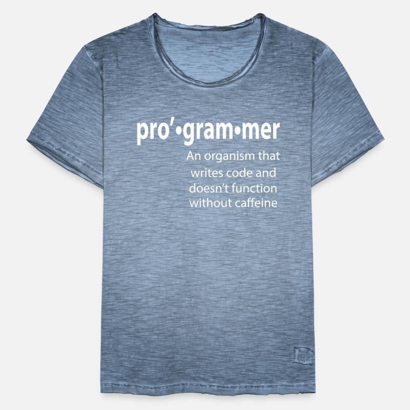 Programmeur - Coder - Hacker - IT T-shirt vintage Homme