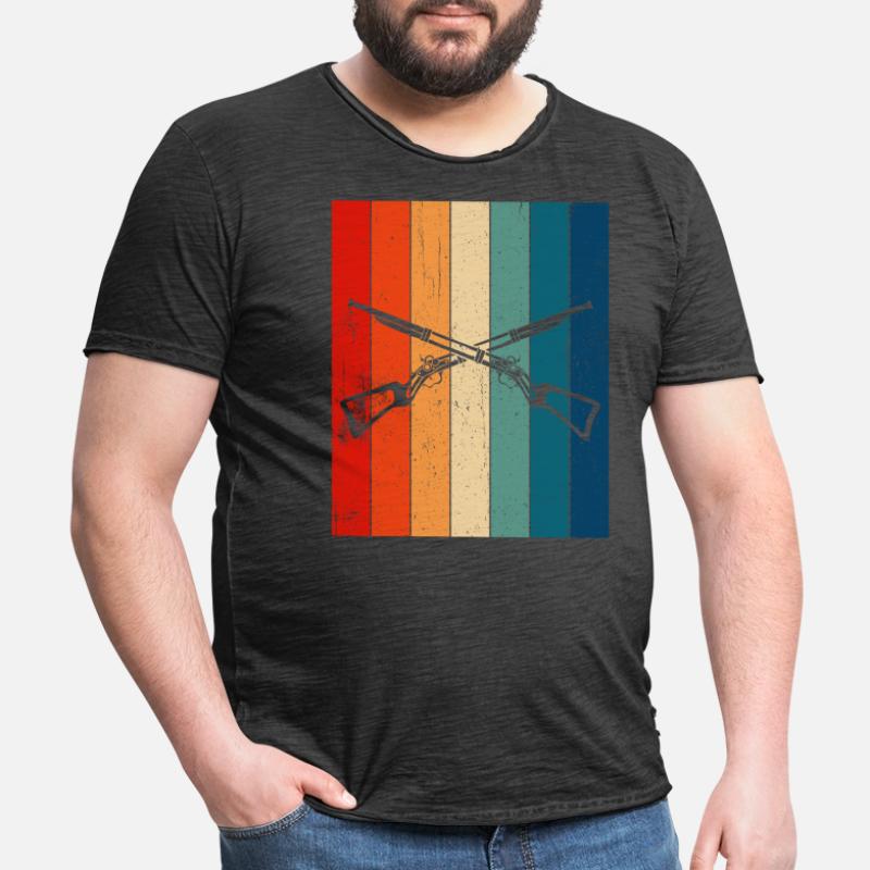 Vorderlader Muzzleloader Muzzle Loading Männer Vintage T-Shirt