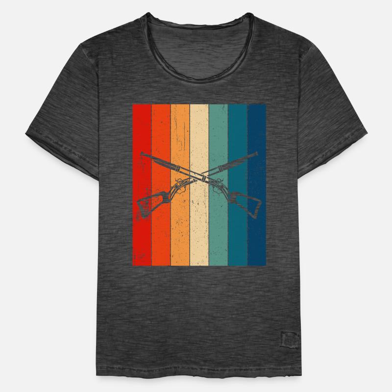 Vorderlader Muzzleloader Muzzle Loading Männer Vintage T-Shirt