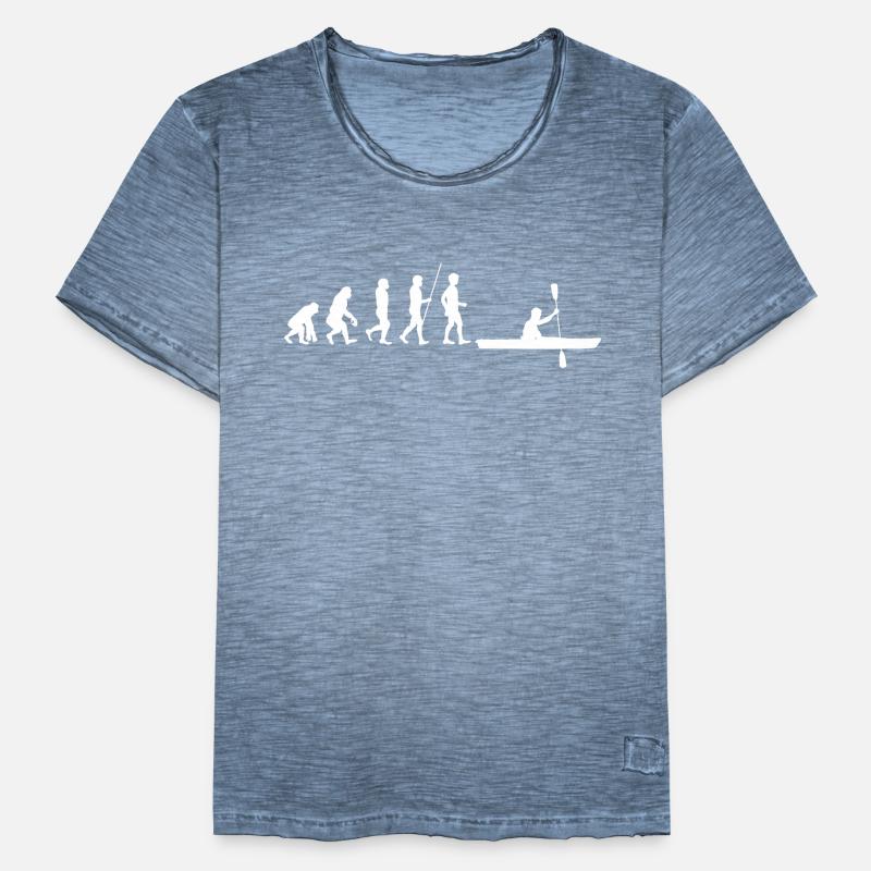 Kayak Canoe Kayak KayakEr Evolution white Men's Vintage T-Shirt