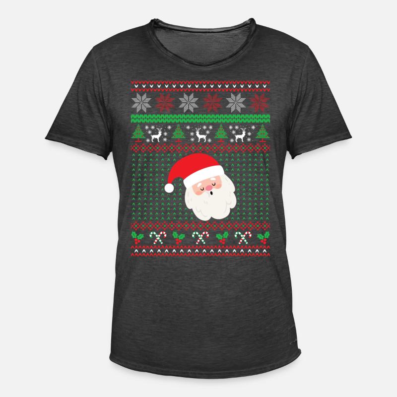 Weihnachtsmann, Weihnachtsgeschenk - Männer Vintage T-Shirt - Vintage Schwarz