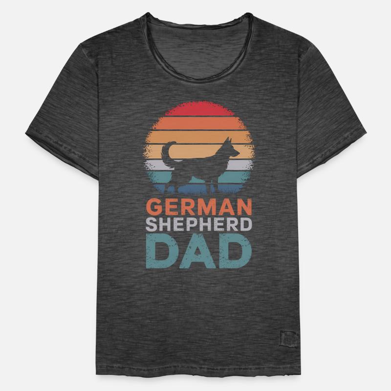 German Shepherd Saying German Shepherd Gift Men's Vintage T-Shirt